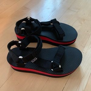 Teva platform sandals